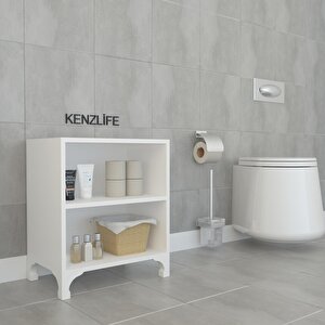 Kenzlife Kitaplık Tuğçe 068*060*020 Byz Ayaklı Mutfak Dolabı Banyo Ofis Ayakkabılık Kiler