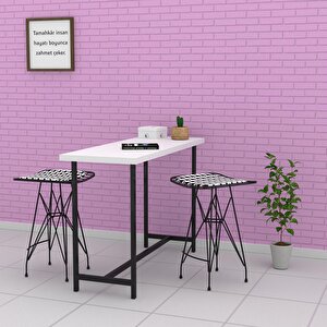 Knsz Kafes Tel Bar Taburesi 1 Li Artis75 Siyahkono Ofis Cafe Bahçe Mutfak