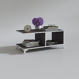 Orta Salon Sehpası Kazablanka Gri 038*090*45 Sofra Çiçeklik
