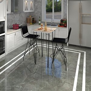 Knsz Masa Sandalye Takımı Hem105zengin Crdsyh 070*070 2 Sandalye Syhsyh Sırt Minderli