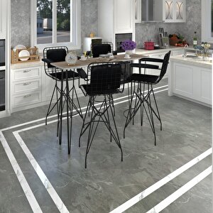 Knsz Masa Sandalye Takımı Hem105zengin Crdsyh 140*040 4 Sandalye Syhsyh Kolçaklı Sırt Minderli