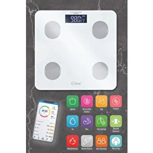 Kbs-1085 Akıllı Banyo Baskülü Beyaz