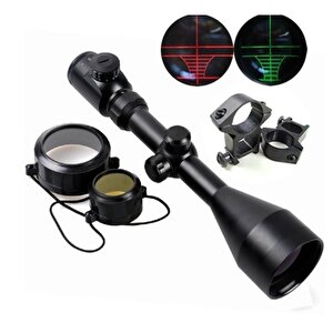 3-9x56eg Yüksek Kaliteli Çıft Işık Kırmızı Yeşil Kaynaklı Avcılık Süfer Tüfek Dürbün B