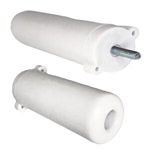 4 Adet Ayarlı Destek Ayağı 13 X 19 Cm Beyaz Gizli Ayak M8 Civatalı İncediş Mobilya Kanepe Baza Koltuk
