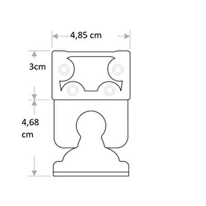 Ct-4695 30cm Amber Gold Wall Washer (4adet) Cata 1/1 litre