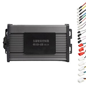 Powermaster Sd-21465 48v-60v 600 Watt Elektrikli Bisiklet Ve Scooter Beyni Akıllı Güç Kontrol Beyin Ünitesi