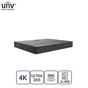 Uniview Xvr302-32q3 32 Kanal 8mp 2x Hdd H65+ Hi̇bri̇t Dvr Kayit Ci̇hazi