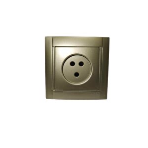 Telefon Pri̇zi̇ Metali̇k Şampanya Simon