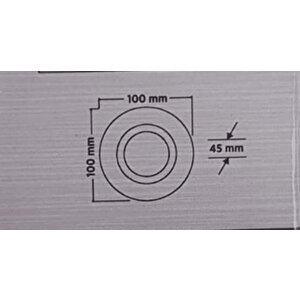 Ct-5224 Pars Yuvarlak Si̇yah Spot(ampulsuz-6adet) Cata 150 Kum