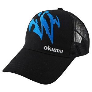 Okuma Motif Mesh Şapka