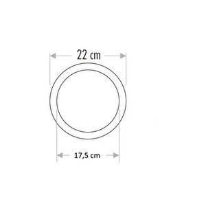 Ct-5169 18w/3200k Alm. Panel Led Armatür (günişiği-6adet)cata