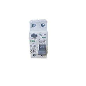 2x63a 300ma Kaçak Akim Rölesi̇ Si̇gma