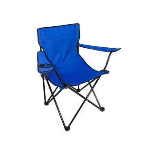 Kamp Sandalyesi Katlanır Sandalye Bahçe Koltuğu Piknik Plaj Balkon Sandalyesi Mavi