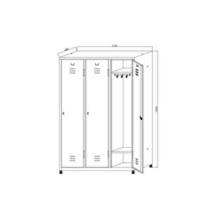 Çelik Dosya Dolabı Metal Dolap Ofis Dolapları Arşiv , Garaj , Bahçe , Kiler , Balkon
