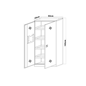 Çelik Dosya Dolabı Metal Dolap Ofis Dolapları Arşiv , Garaj , Bahçe , Kiler , Balkon