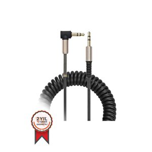 Torima Xf-10 Siyah Altın Uçlu Araç Müzik Ses Kablosu Stereo Aux Kablo 1 Mt - 3.5mm