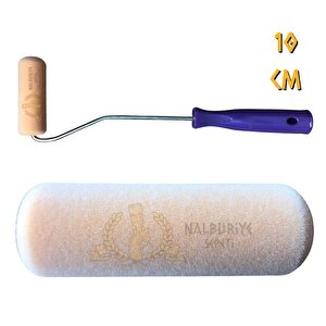 İzmir Fırça Sünger Üstü Kadife Parmak Rulo Takım - 10 Cm