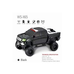 Torima Ws-x65 Siyah Yeni Araba Şekilli Kablosuz Bluetooth Hoparlör