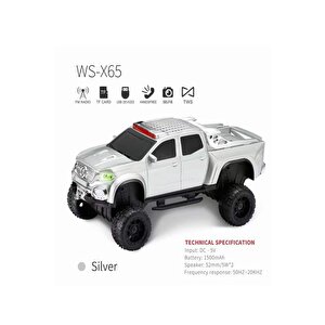 Torima Ws-x65 Beyaz Yeni Araba Şekilli Kablosuz Bluetooth Hoparlör