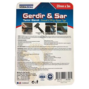 Gerdir&sar Yapışkansız Birleşen Tamir Bandı - 20 Mm X 3 Mt.