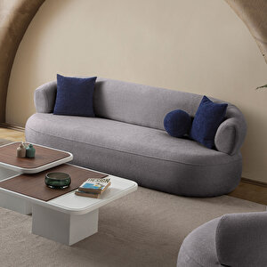 Eymense Roma Koltuk Takımı 3+1 Koyu Gri