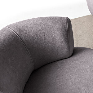 Eymense Roma Koltuk Takımı 3+1 Koyu Gri