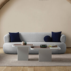 Eymense Roma Koltuk Takımı 3+1 Gri