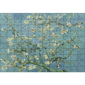Çiçek Açan Badem Agacı Van Gogh Puzzle Yapboz Mdf Ahşap 120 Parça