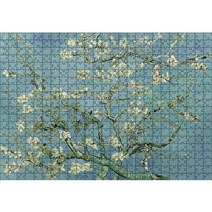 Çiçek Açan Badem Agacı Van Gogh Puzzle Yapboz Mdf Ahşap 500 Parça