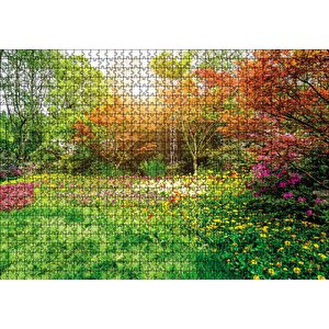 Ormandaki Çiçek Puzzle Yapboz Mdf Ahşap 1000 Parça