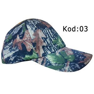 Hs-11141 Desenli Şapka Kod:03