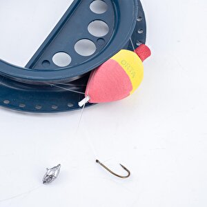 Sazan El Oltası Takımı - Büyük Kasnaklı - Savage - 3 İğneli - Evalı