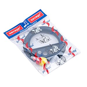 Sazan El Oltası Takımı - Büyük Kasnaklı - Savage - 3 İğneli - Evalı