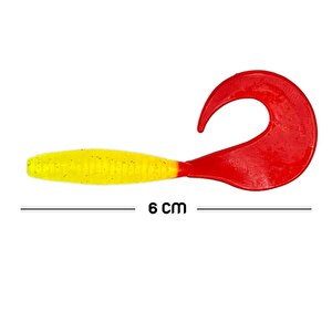 Savage Yumy 6 Cm Kırmızı-sarı Silikon Kurt (18065-456)