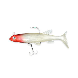 Savage X-tail Kırmızı-beyaz 8 Cm İki İğneli Balık (14080-h003)