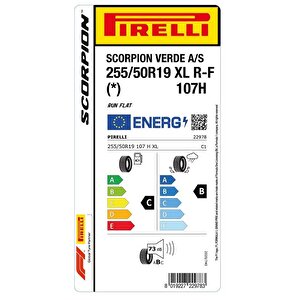 Pirelli 255/50r19 107h Xl Runflat Scorpion Verde All Seasons (*) Oto Dört Mevsim Lastiği (üretim: 2023)