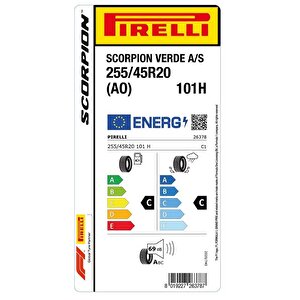 Pirelli 255/45r20 101h Scorpion Verde All Seasons (ao) Oto Dört Mevsim Lastiği (üretim: 2023)
