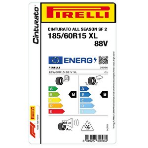 Pirelli 185/60 R15 88v Xl Cinturato All Season Sf2 Oto Dört Mevsim Lastiği (üretim: 2024)