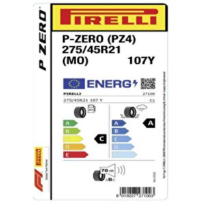 275/45 R21 107y P-zero(mo) (pz4) Oto Yaz Lastiği ( Üretim: 2023 )