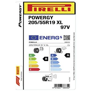 Pirelli 205/55r19 97v Xl Powergy Oto Yaz Lastiği (üretim: 2024)