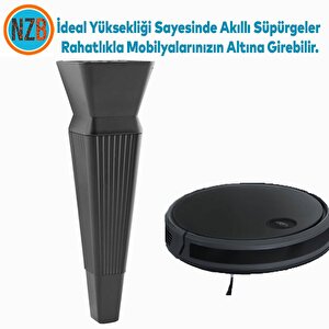 Mobilya Oturma Grubu Kanepe Sehpa Tv Ünitesi Koltuk Ayağı Baza Ayakları Mat Siyah 20 Cm