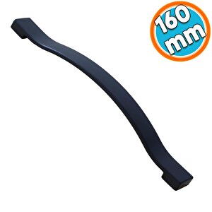 Mobilya Kulp Mutfak Dolabı Çekmece Dolap Kulpları Kapak Kulpu Kulbu Siyah Renk 160 Mm Metal