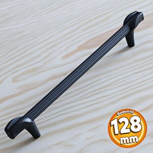 Duru 128 Mm Siyah Metal Kulp Mobilya Mutfak Çekmece Dolabı Kulpları Dolap Kapak Kulpu Kulbu