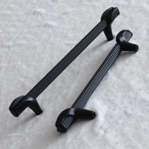 Duru 128 Mm Siyah Metal Kulp Mobilya Mutfak Çekmece Dolabı Kulpları Dolap Kapak Kulpu Kulbu