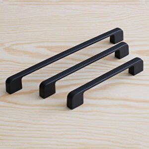 Mobilya Kulp Mutfak Dolabı Çekmece Dolap Kulpları Kapak Kulpu Kulbu Siyah 160 Mm Metal