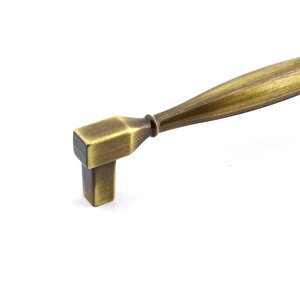 Mobilya Kulp Mutfak Dolabı Çekmece Dolap Kulpları Kapak Kulpu Kulbu Antik Sarı 128 Mm Metal