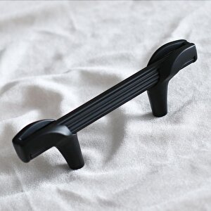 Duru 64 Mm Siyah Metal Kulp Mobilya Mutfak Dolabı Çekmece Kulpları Dolap Kapak Kulpu Kulbu