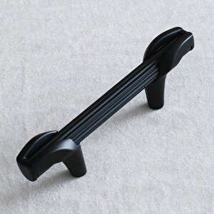 Duru 64 Mm Siyah Metal Kulp Mobilya Mutfak Dolabı Çekmece Kulpları Dolap Kapak Kulpu Kulbu
