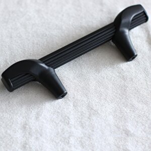 Duru 64 Mm Siyah Metal Kulp Mobilya Mutfak Dolabı Çekmece Kulpları Dolap Kapak Kulpu Kulbu