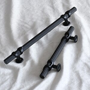 Emir 128 Mm Siyah Metal Kulp Çekmece Mobilya Mutfak Dolabı Dolap Kapak Kulpları Kulbu Kulpu